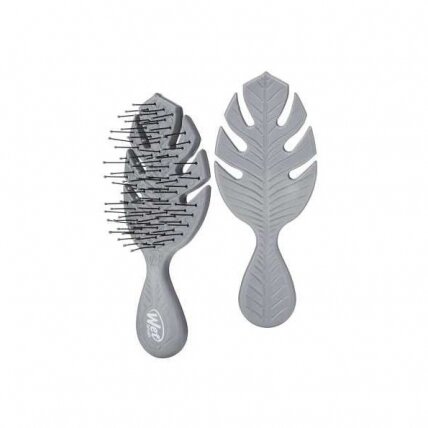 WETBRUSH GO GREEN MINI DETANGLER GREY plaukų šepetys WETBRUSH GO GREEN MINI DETANGLER GREY plaukų šepetys