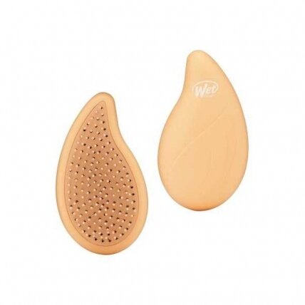 WetBrush WETBRUSH GO GREEN™ PALM delne telpantis šepetys su kokosų aliejumi, orange WetBrush WETBRUSH GO GREEN™ PALM delne telpantis šepetys su kokosų aliejumi, orange