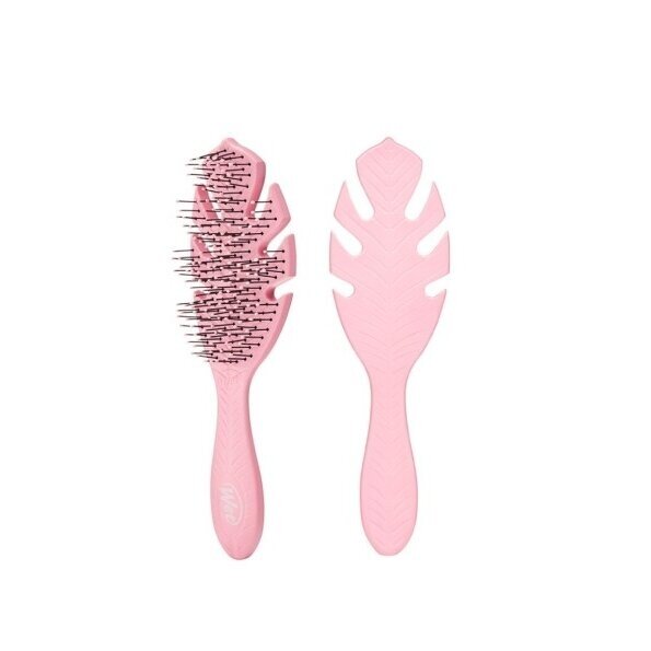 WETBRUSH GO GREEN DETANGLER PALE PINK plaukų šepetys WETBRUSH GO GREEN DETANGLER PALE PINK plaukų šepetys