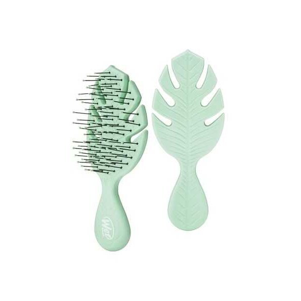 WETBRUSH GO GREEN MINI DETANGLER GREEN plaukų šepetys WETBRUSH GO GREEN MINI DETANGLER GREEN plaukų šepetys