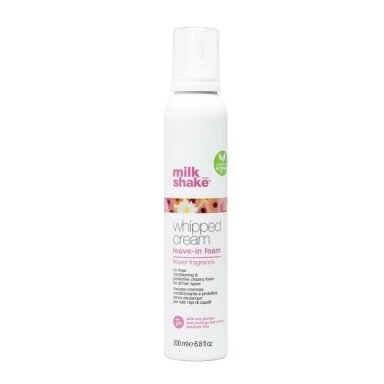 Milk Shake WHIPPED CREAM FLOWER FRAGRANCE putos plaukų stuktūrai Milk Shake WHIPPED CREAM FLOWER FRAGRANCE putos plaukų stuktūrai