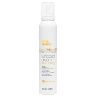 Milk Shake WHIPPED CREAM kondicionuojančios putos plaukų struktūrai Milk Shake WHIPPED CREAM kondicionuojančios putos plaukų struktūrai