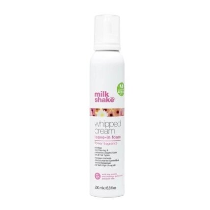 Milk Shake WHIPPED CREAM FLOWER FRAGRANCE putos plaukų stuktūrai Milk Shake WHIPPED CREAM FLOWER FRAGRANCE putos plaukų stuktūrai