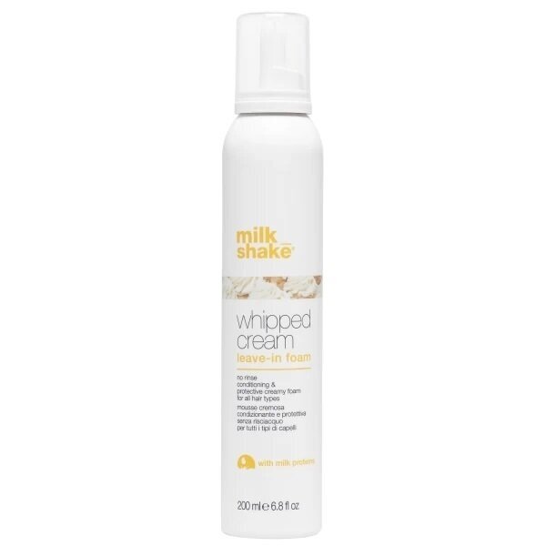 Milk Shake WHIPPED CREAM kondicionuojančios putos plaukų struktūrai Milk Shake WHIPPED CREAM kondicionuojančios putos plaukų struktūrai